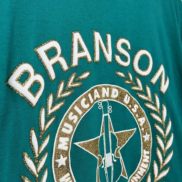 Vintage Single Stitch Screen Stars Branson Missouri Souvenir Graphic T Shirt - Picture 3 of 12